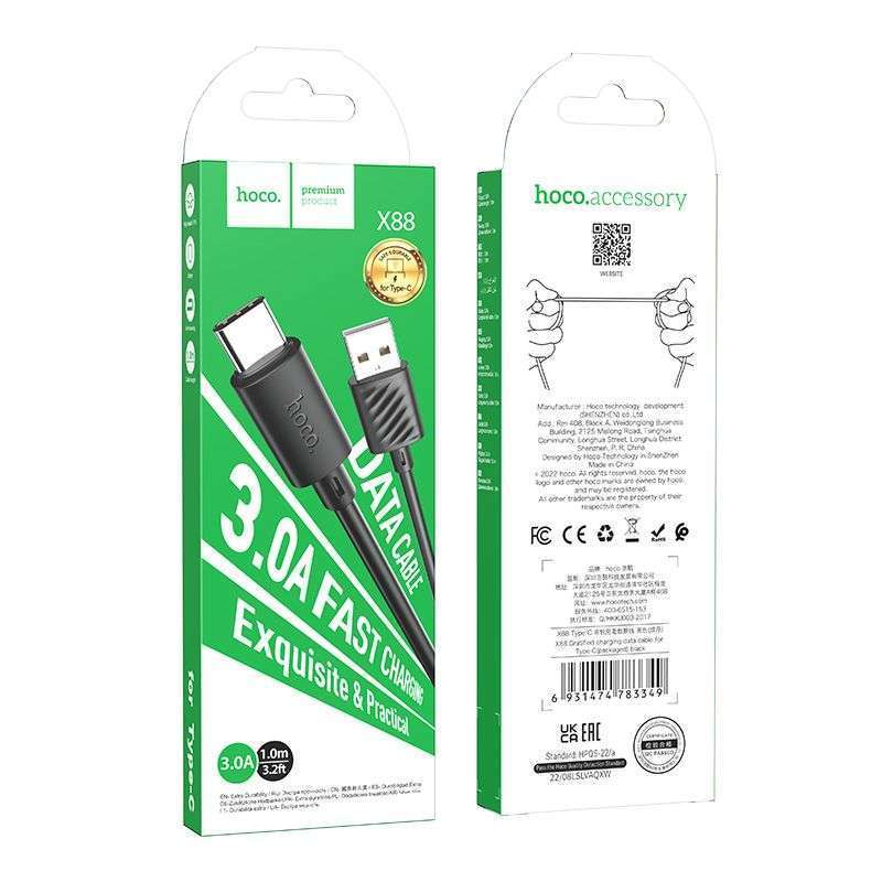 Hoco X88 Type C Charging Cable - Image 3