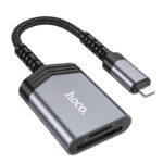 Hoco UA25 2-in-1 Card Reader For IPhone