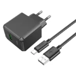 Hoco CS12A Ocean Single Port 18W QC3.0 Charger Set