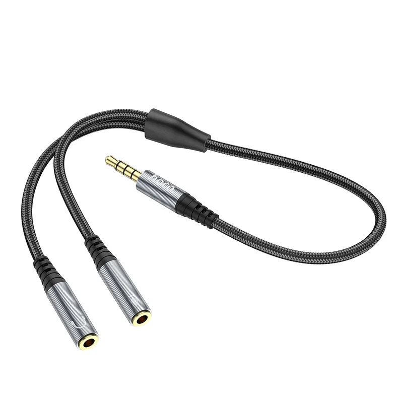 Hoco UPA21 2 in 1 Male to Female Headset Audio Adapter Cable