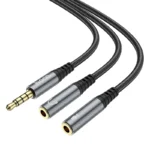 Hoco UPA21 2 in 1 Male to Female Headset Audio Adapter Cable