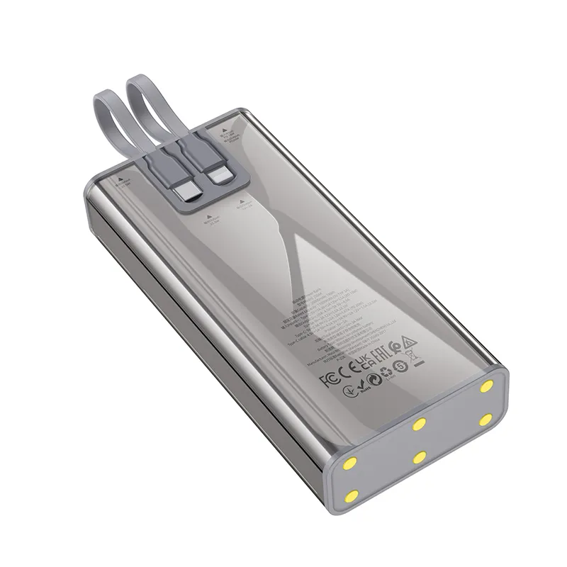 Hoco J104 22.5W Fully Compatible Power Bank With Cable(10000mAh)