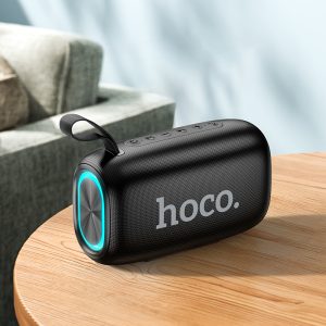 Hoco HC25 waterproof sports speaker on a table