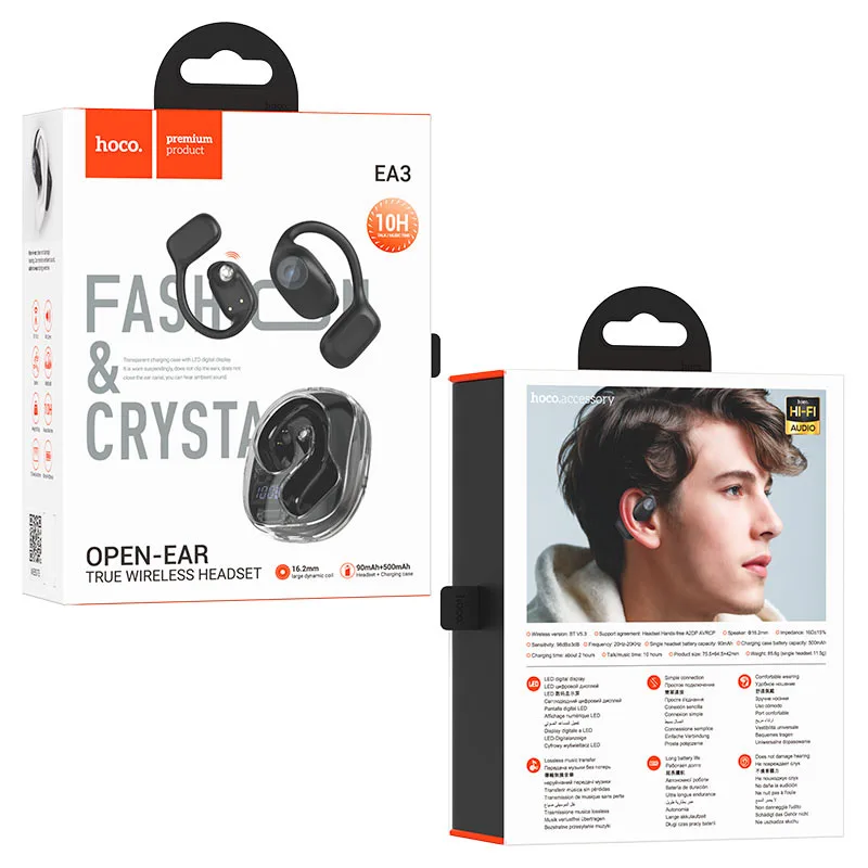 Hoco EA3 Talent Bluetooth Wireless Ear-Hook