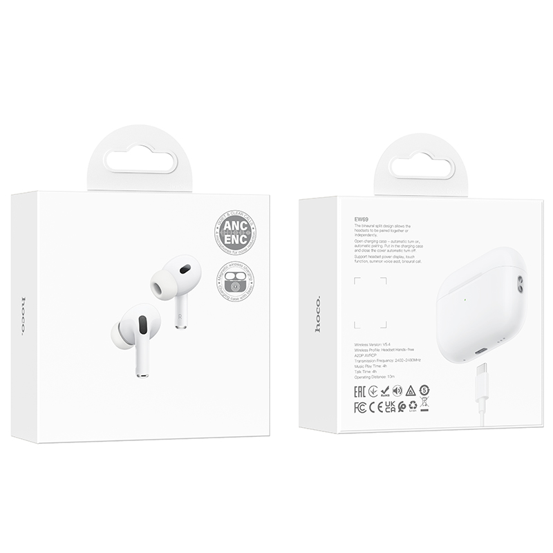 Hoco EW69 ANC+ENC True Wireless Earbuds - Image 7
