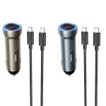 Hoco Z54B PD 60W Dual-port Car Charger Set (C-C)