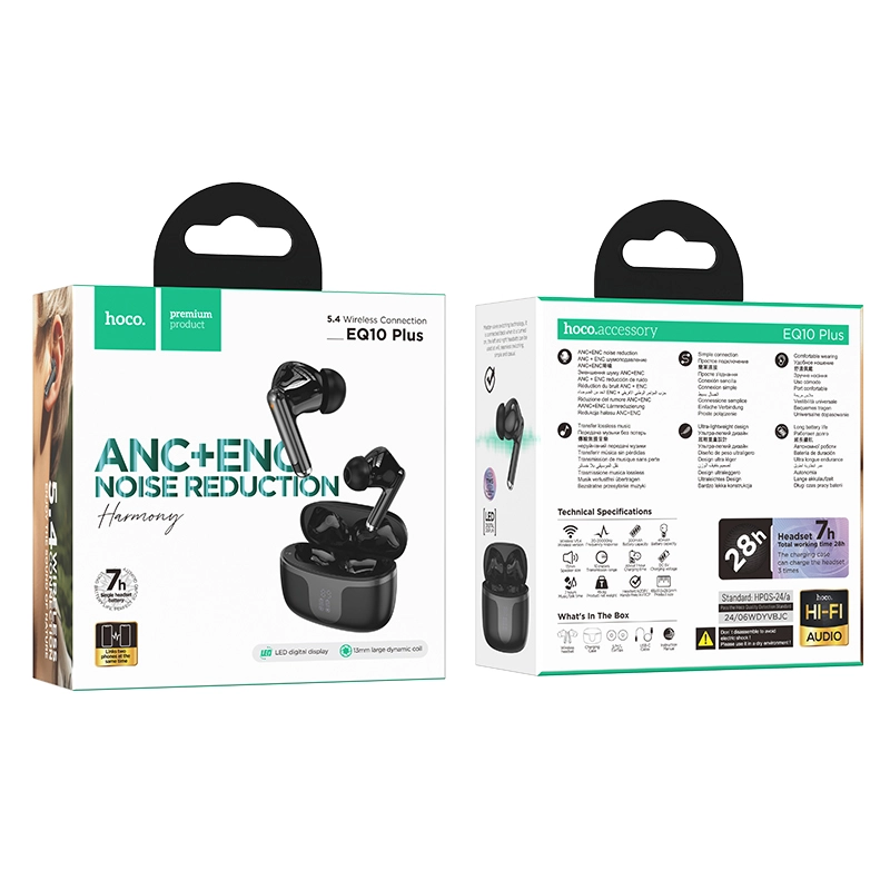 Hoco EQ10 Plus Harmony True Wireless Earbuds