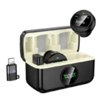 Hoco L22 Bright 2-in-1 Wireless Microphone (iP/Type C) | ENC Noise Reduction & 2-in-1 Receiver