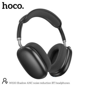 Hoco W100 Shadow ANC Bluetooth Headphone wireless over-ear headset black