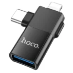 Hoco Hoco UA17 2-in-1 iP Male/Type-C Male to USB Female Adapter