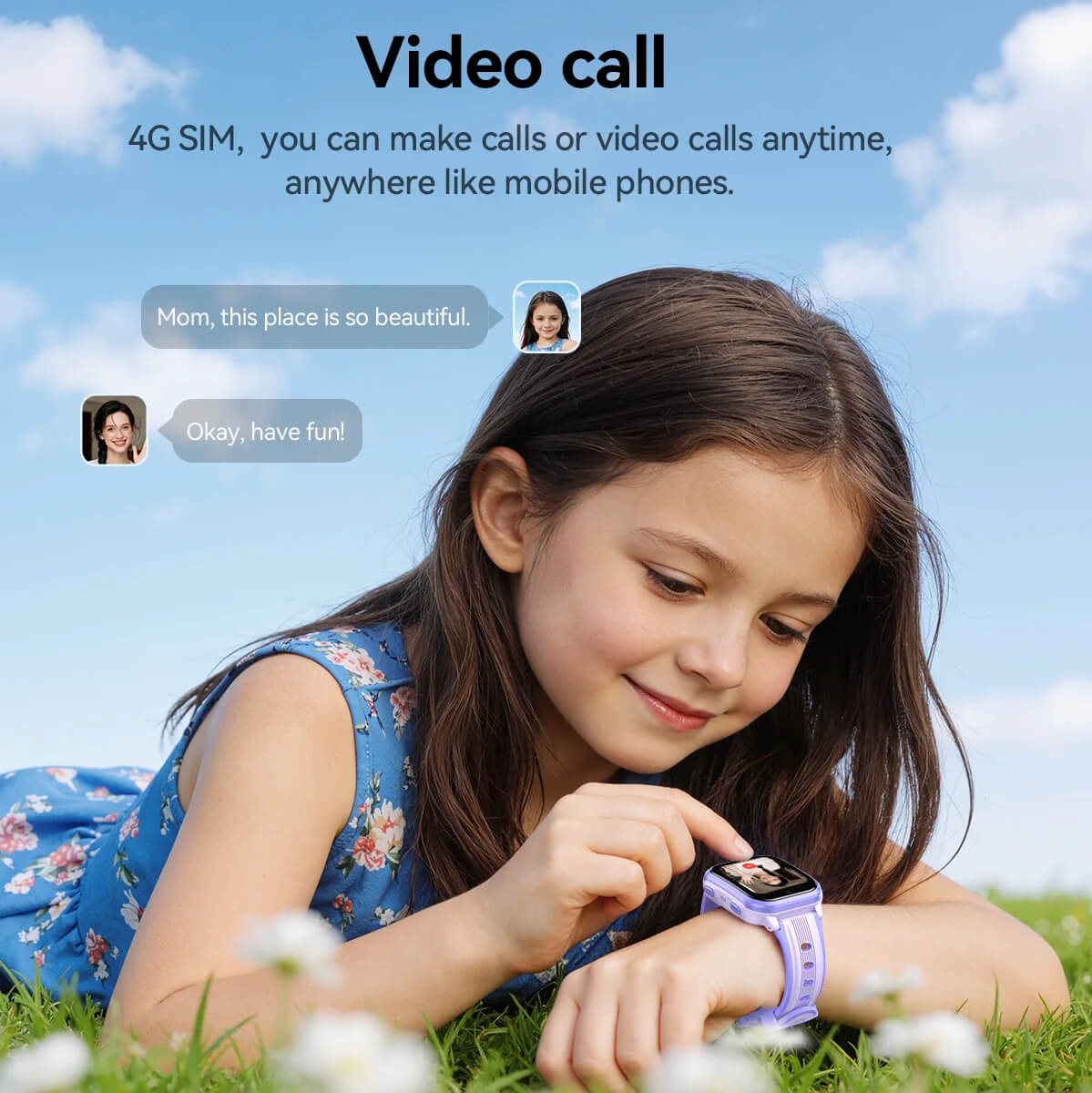 Hoco Y108 4G Children Phone Watch – GPS Tracking, SIM Calling & Safety Features for Kids - Image 5