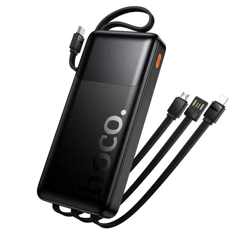 Hoco J156 Founder Power Bank – 10000mAh with 5 Outputs and Zero Missing Cables