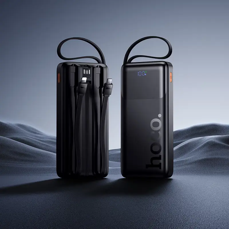 Hoco J156 Founder Power Bank – 10000mAh with 5 Outputs and Zero Missing Cables