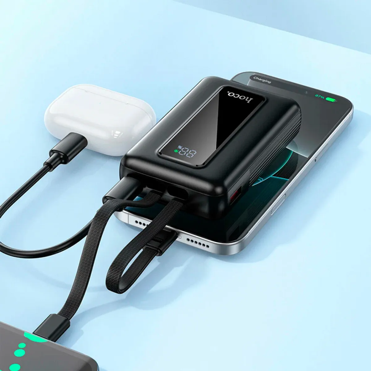 Hoco J162 Full Power Power Bank – 10000mAh Fast Charging On the Go
