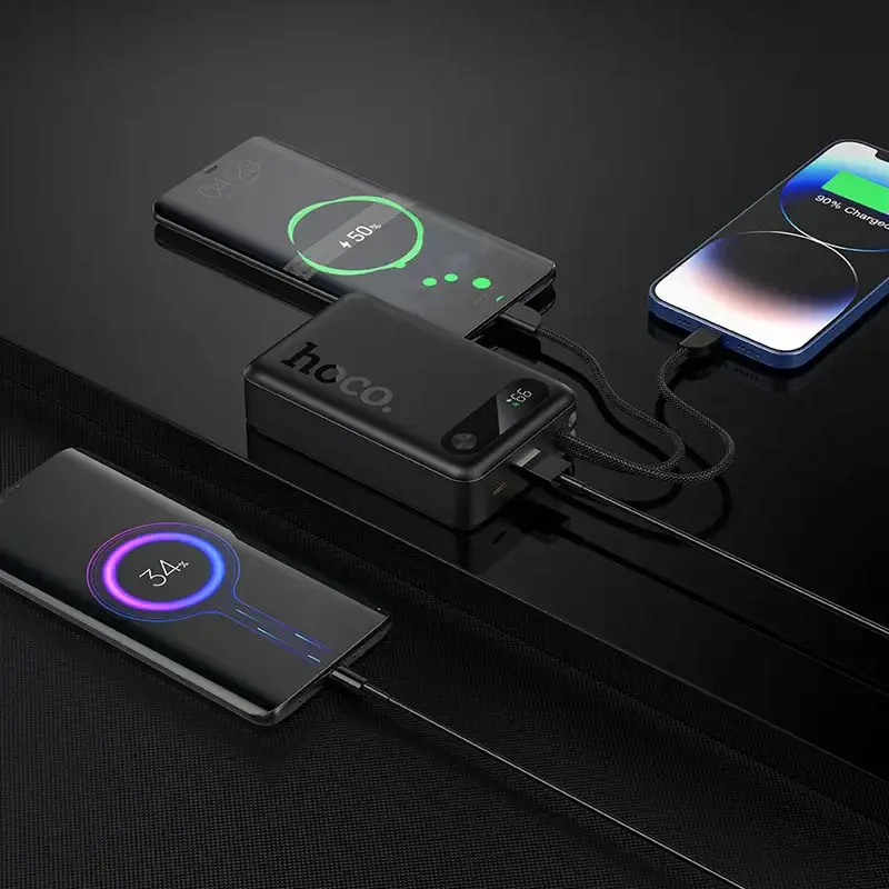 Hoco J171A 20000mAh Power Bank – 22.5W Fast Charge with 4 Output Ports