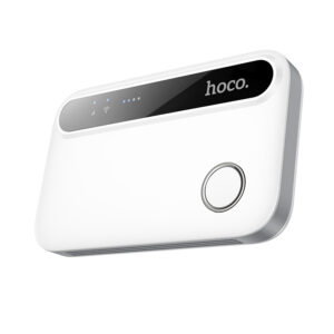 Hoco HI41 Mobile Portable WiFi white 4G WiFi 6 router