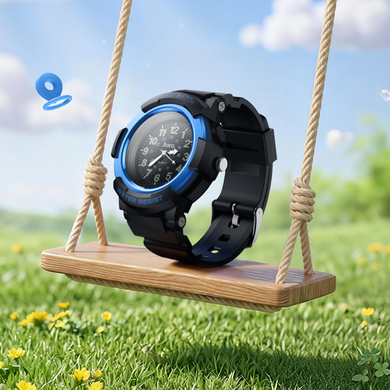 Hoco E112 Children’s Quartz Watch with Apple Find My - Image 4