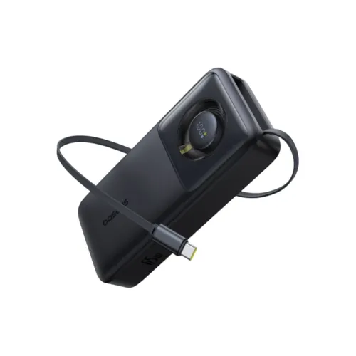 Baseus NOMOS 20000mAh 65W Laptop Power Bank with Built-in Type-C Cable - Image 2