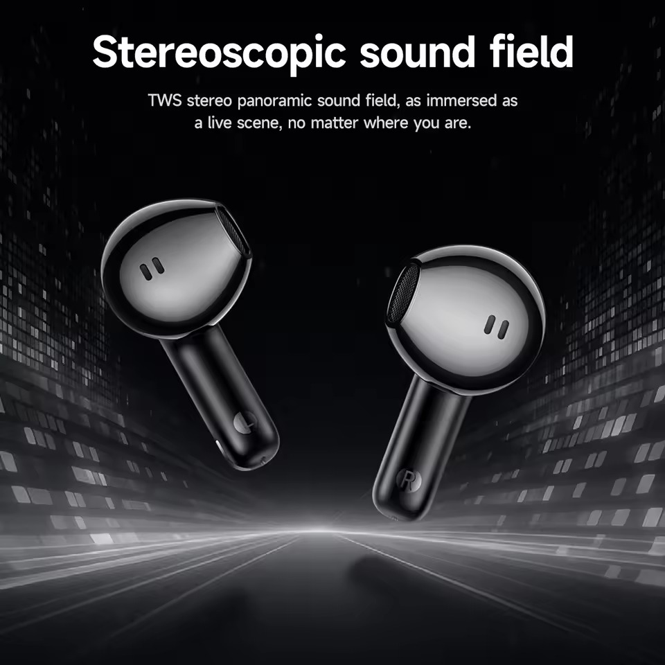 Hoco EQ33 Gem Wireless Earbuds with App Control – Black - Image 4