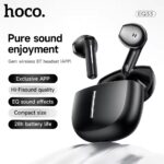 Hoco EQ33 Gem wireless earbuds with app control in black