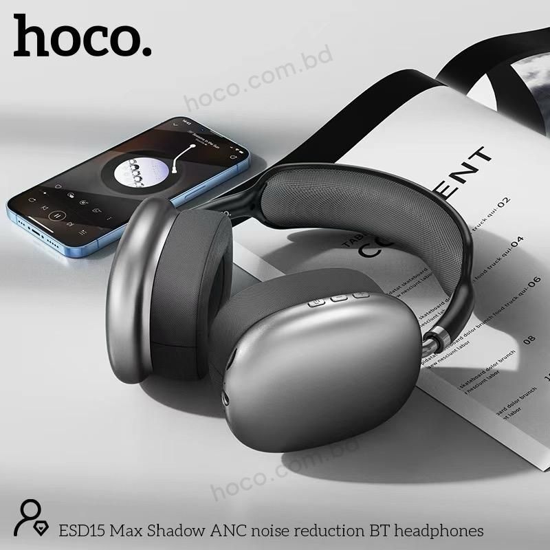 Hoco ESD15 Max ANC Bluetooth Wireless Headphone - Image 2