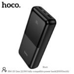 Hoco RM33 20000mAh Power Bank with 22.5W fast charging in black
