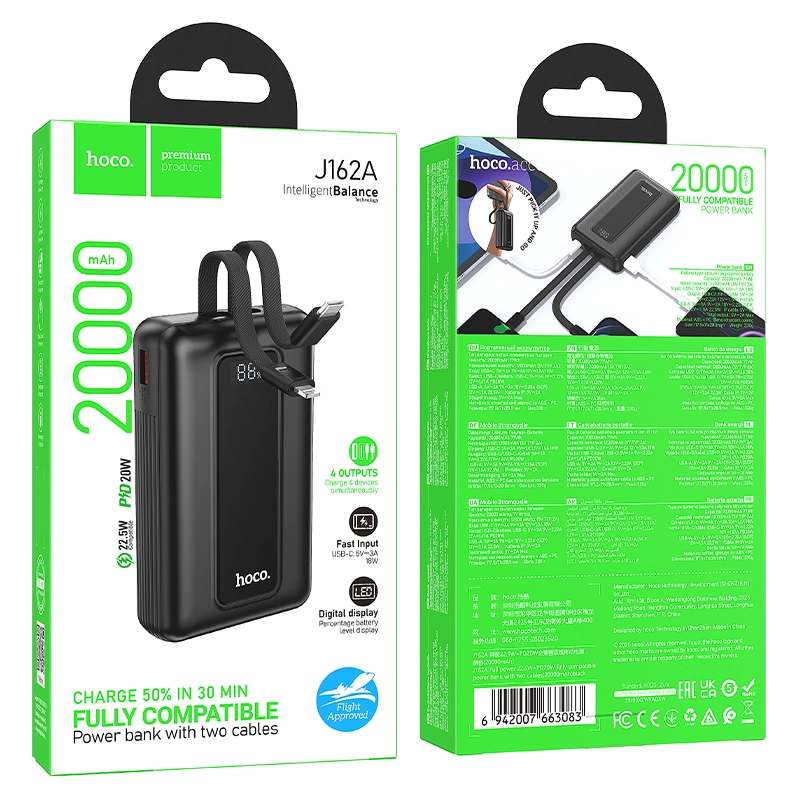 Hoco J162A 22.5W 20000mAh Power Bank